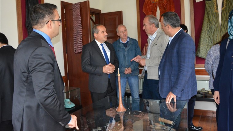 Müzeler Dairesi Başkanı Sn. Mustafa Y. GÜNEŞ ilçemizi ziyaret etti