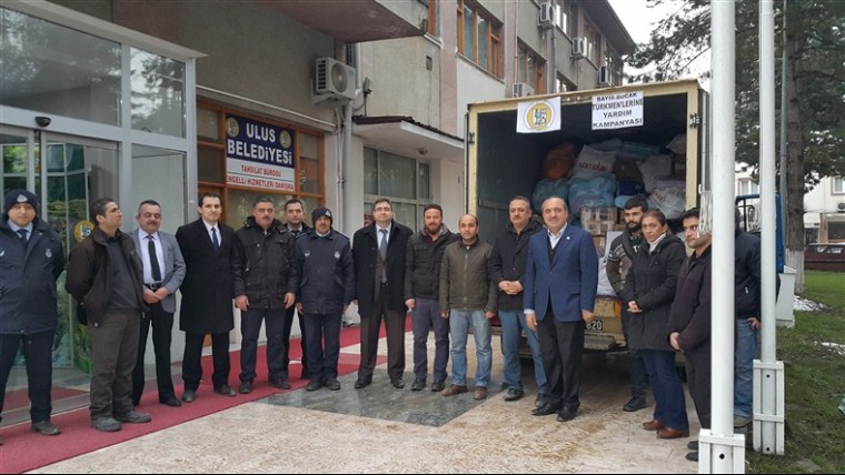 Türkmen kardeşlerimize toplanan yardımlar gönderildi
