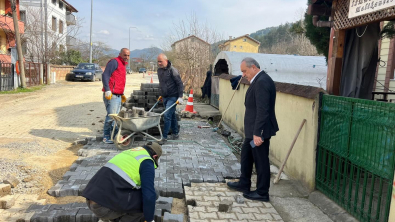Mezgeller ve Samat Mahallelerinde Yol Onarım Çalışmaları Yerinde İncelendi