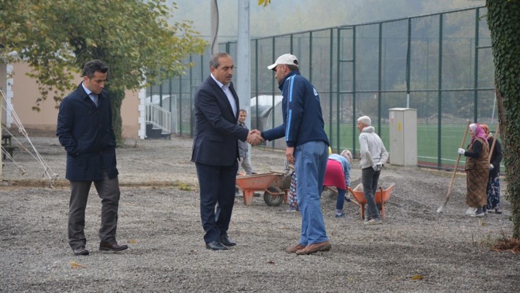 Başkanımız,ekiplerimizin Festival Kamp alanı çalışmalarını inceledi