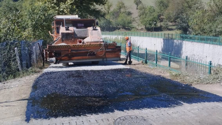Kaldırım Mahallesi Hasandede Sokak’ta Yol Çalışması