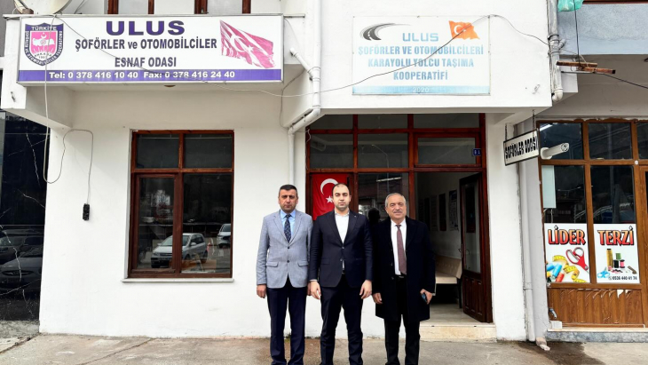 Ulus Şoförler ve Otomobilciler Esnaf Odası Başkanı Barış Gökalp’e Ziyaret