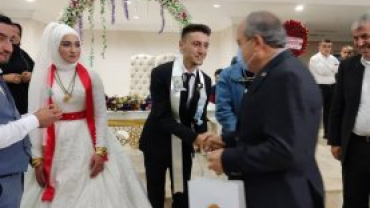 Başkanımız  İlçemiz Esnaflarından Fahri Yılmaz'ın Oğlu Murat'ın Düğün Merasimine Katıldı